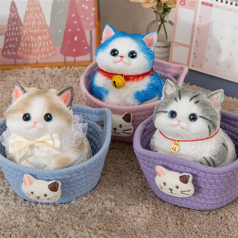 猫咪捏捏乐送女生闺蜜小众高级感解压治愈系生日礼物有意思的摆件