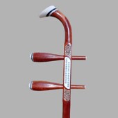 红花梨红檀紫檀黑檀弯头二胡杆越胡杆高胡杆花鼓大筒配件扁杆带轴