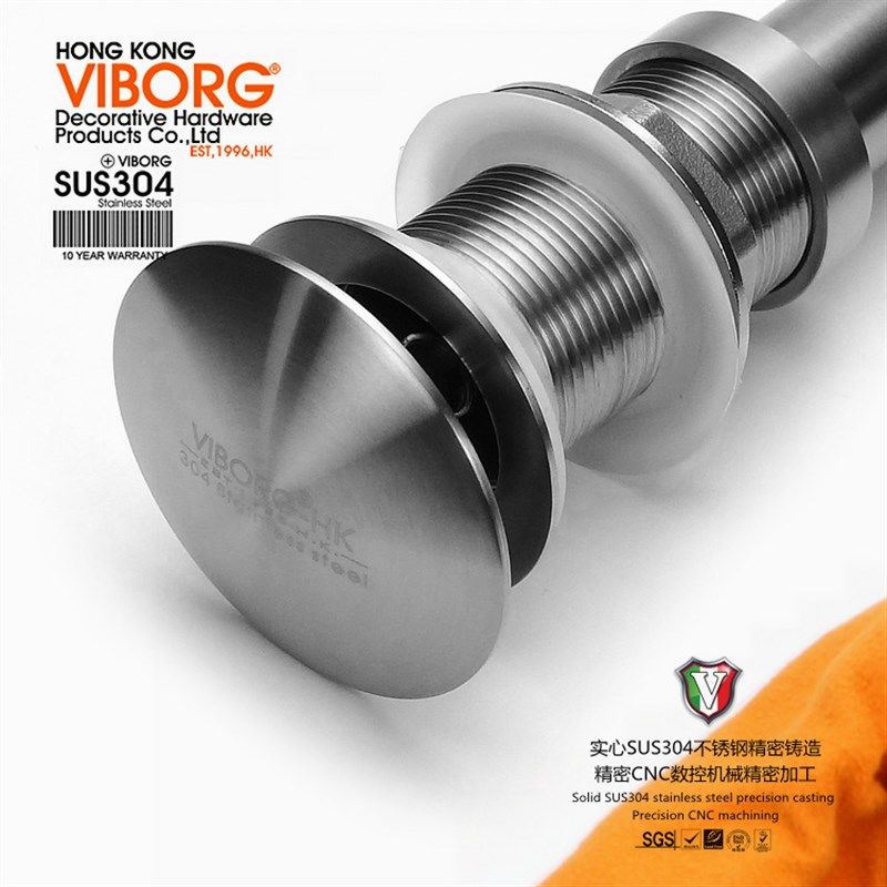 香港域堡 304不锈钢台盆下水器洗脸盆卫浴排水管配件面盆去水按弹,家庭/个人清洁工具,脸盆,淘宝优惠券,粉丝福利购,淘宝优惠卷