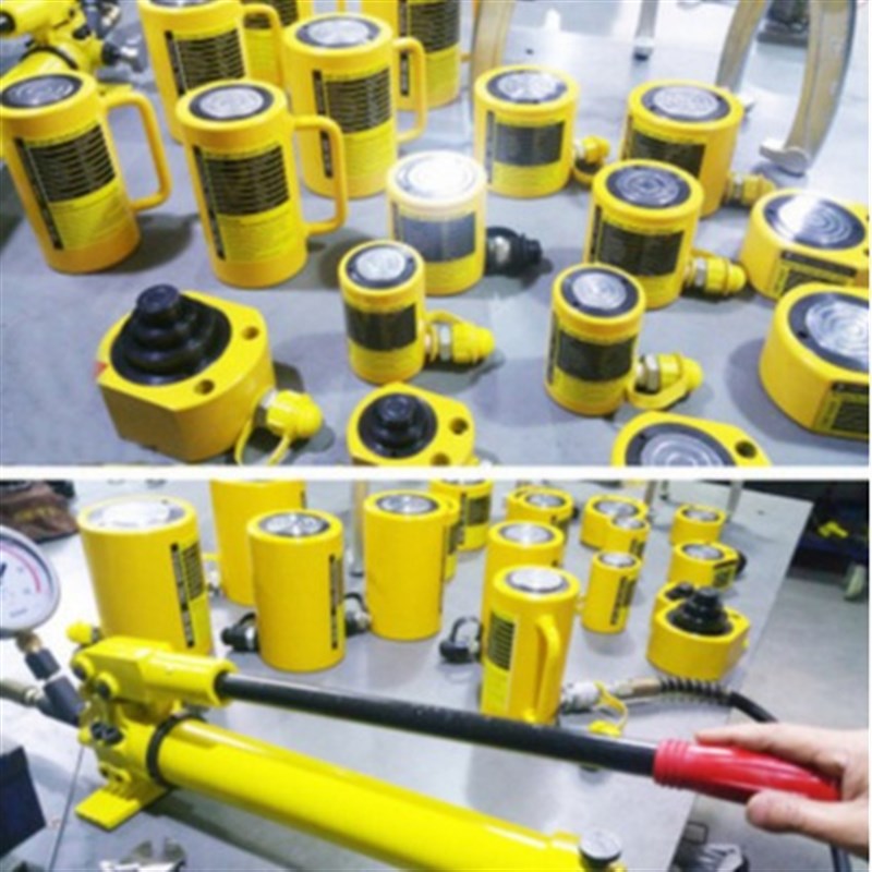 RCS-1002分离式液压千斤顶 单作用超薄型手动 100T薄式液压千斤顶