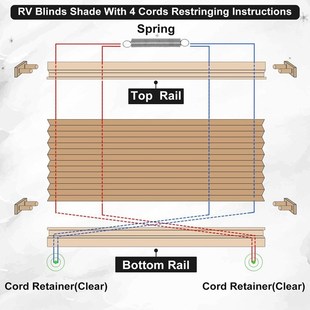 41件套装 百叶帘卷帘窗帘修补件 蜂巢帘更换配件 5组百折帘损耗件
