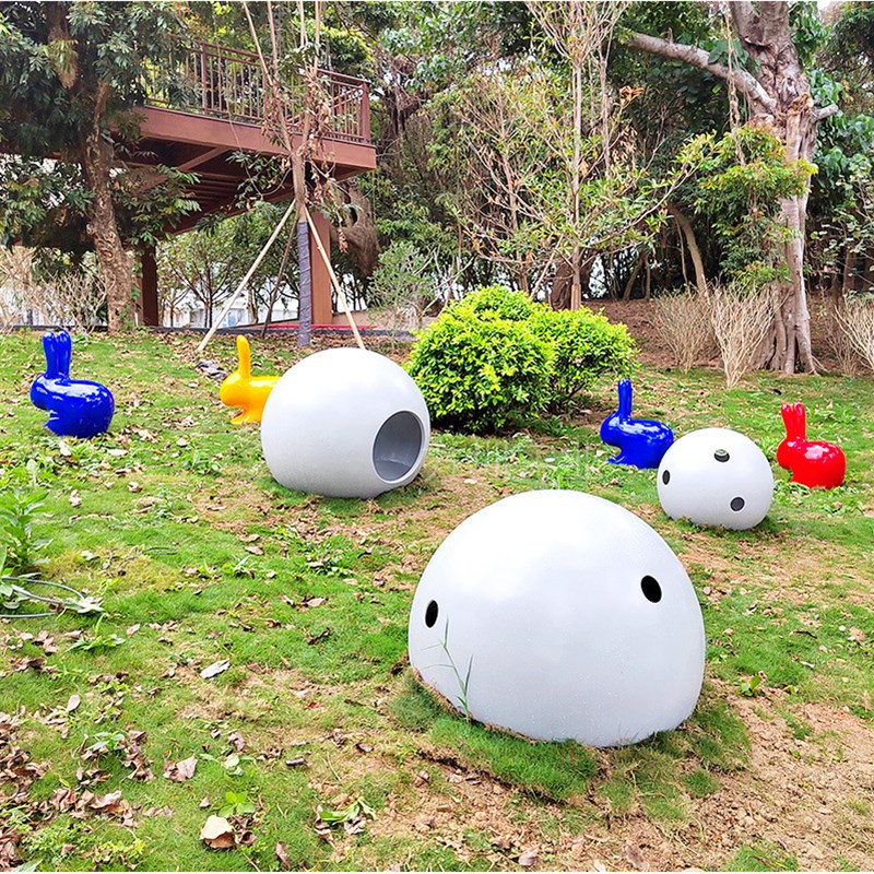 户外创意落地景观玻璃钢蚂蚁洞景区绿地草坪装饰摆件庭院美陈小品