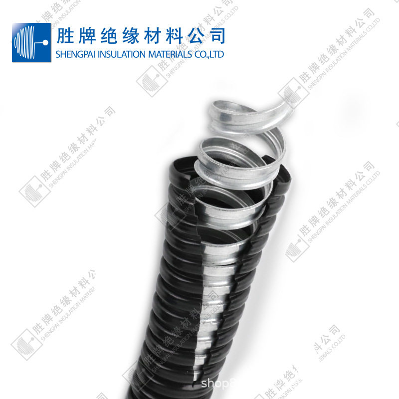 加厚镀锌钢包塑金属软管外PVC金属管精密仪器保护管防水耐腐蚀