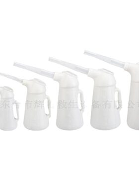 船用1.2L2L3L4L5L长嘴带刻度白色塑料油壶机油壶IMPA617745浇水壶