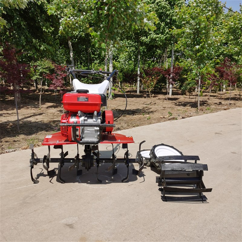 小型锄草除草机 手扶式两驱170汽油旋耕机 家用耕地机
