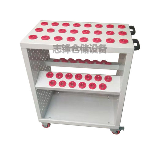 重型车间数控移动加厚刀具车小推车BT30/40/50刀具柜双开门刀柄车