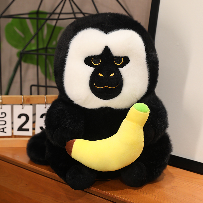 红山动物园杜杜白面僧面猴公w仔儿童毛绒玩具玩偶娃娃抱枕生日礼