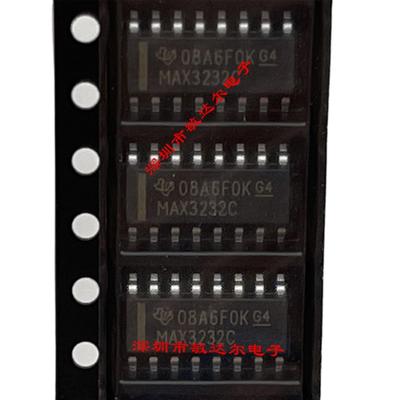 全新原装 MAX3232 MAX3232I MAX3232IDR SOP16 接口线收发器