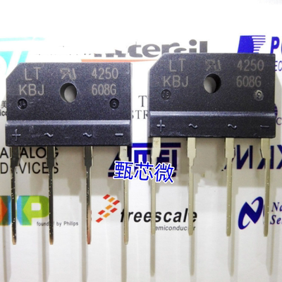 原装608G 整流桥堆6A 800V KBJ  608G进口全新现货