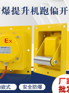 嵌入式防爆提升机跑偏开关BXTDP-1 胶带输送防偏装置TDP-1 WTDP-1