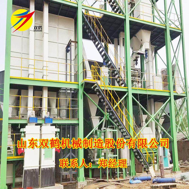 档畜禽饲料加工成套设备育精补教槽全价型饲料生产机械