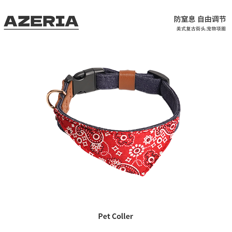 AZERIA狗狗项圈定制防丢铭牌