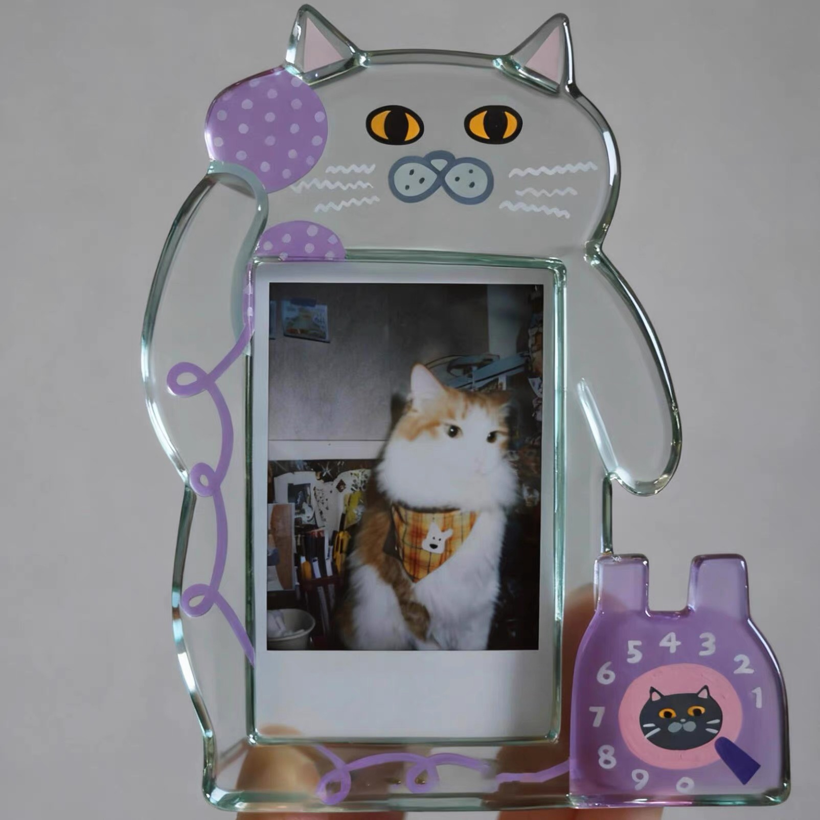 可爱小猫亚克力相框记录四季照片相片周边伴手礼收藏装饰纪念礼物