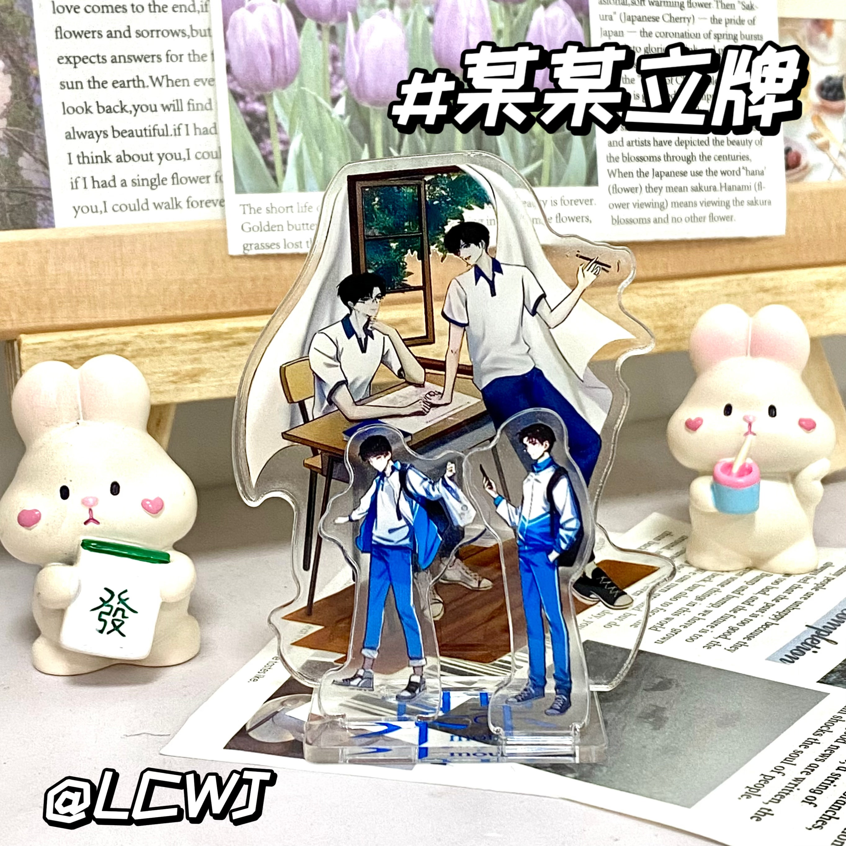 某某立牌耽美周边亚克力摆件木苏里原耽小说同款原耽女孩生日礼物