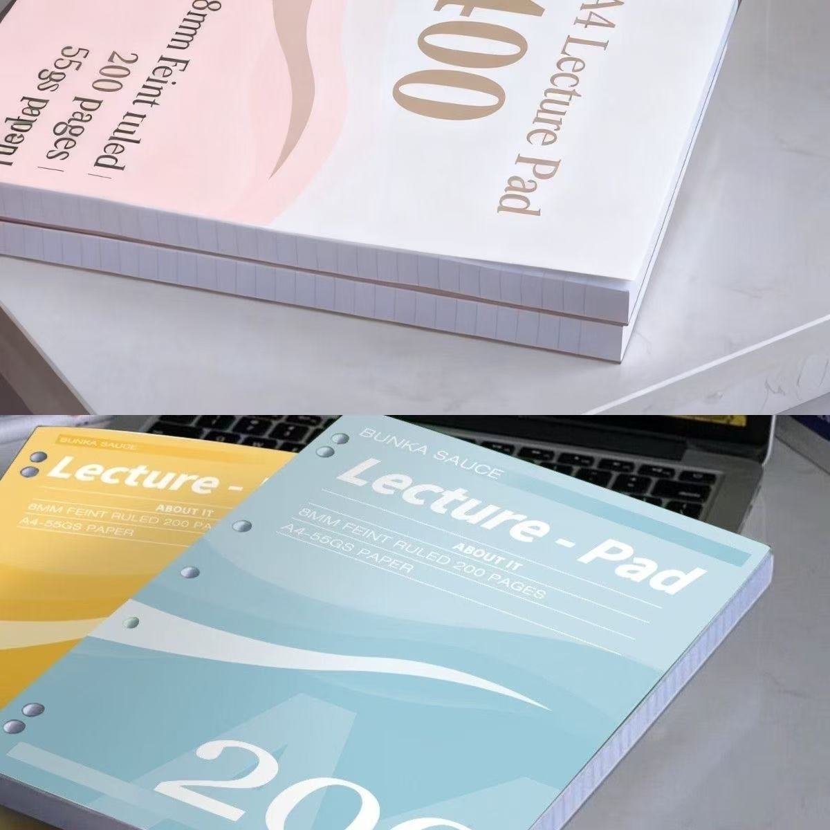 新款外贸薄脆本55g200页高颜值ins原单笔记本加厚学生日常练习本