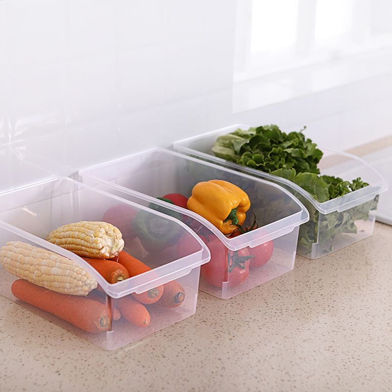 家用多功能冰箱收纳盒抽屉式大号蔬菜厨房食品级储物盒杂物整理盒