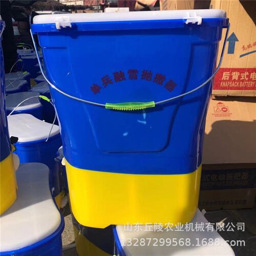 热销严冬道路结冰积雪融雪剂电动撒盐机H 农用小麦种植抛撒器施肥