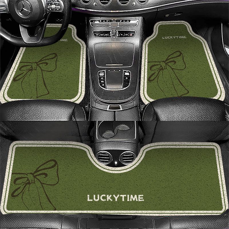 高级丝圈汽车脚垫防滑耐磨可水洗