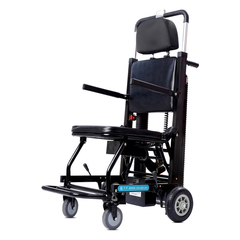 电动爬楼轮椅车履带爬楼机智能锂电池老年残疾人爬楼梯机轻便折叠