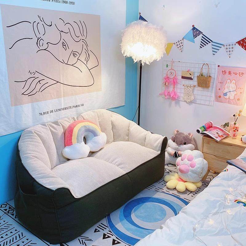 拉车套罩懒人沙发阳台双人可躺可睡沙发小户型卧室地上单人巨大榻,婴童用品,儿童坐便凳,淘宝优惠券,粉丝福利购,淘宝优惠卷