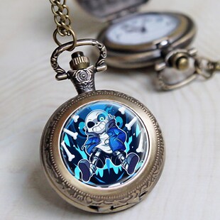 动漫传说之下怀表undertale 动漫游戏周边项链表怀表手表学生礼物