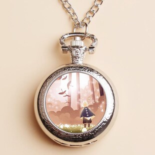 动漫SKY光遇周边白鸟龙骨卡卡平菇同款怀表项链挂表DIY个性学生表