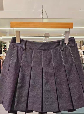 高尔夫女装25年春夏中腰舒适百搭透气运动百褶裙半身短裙女