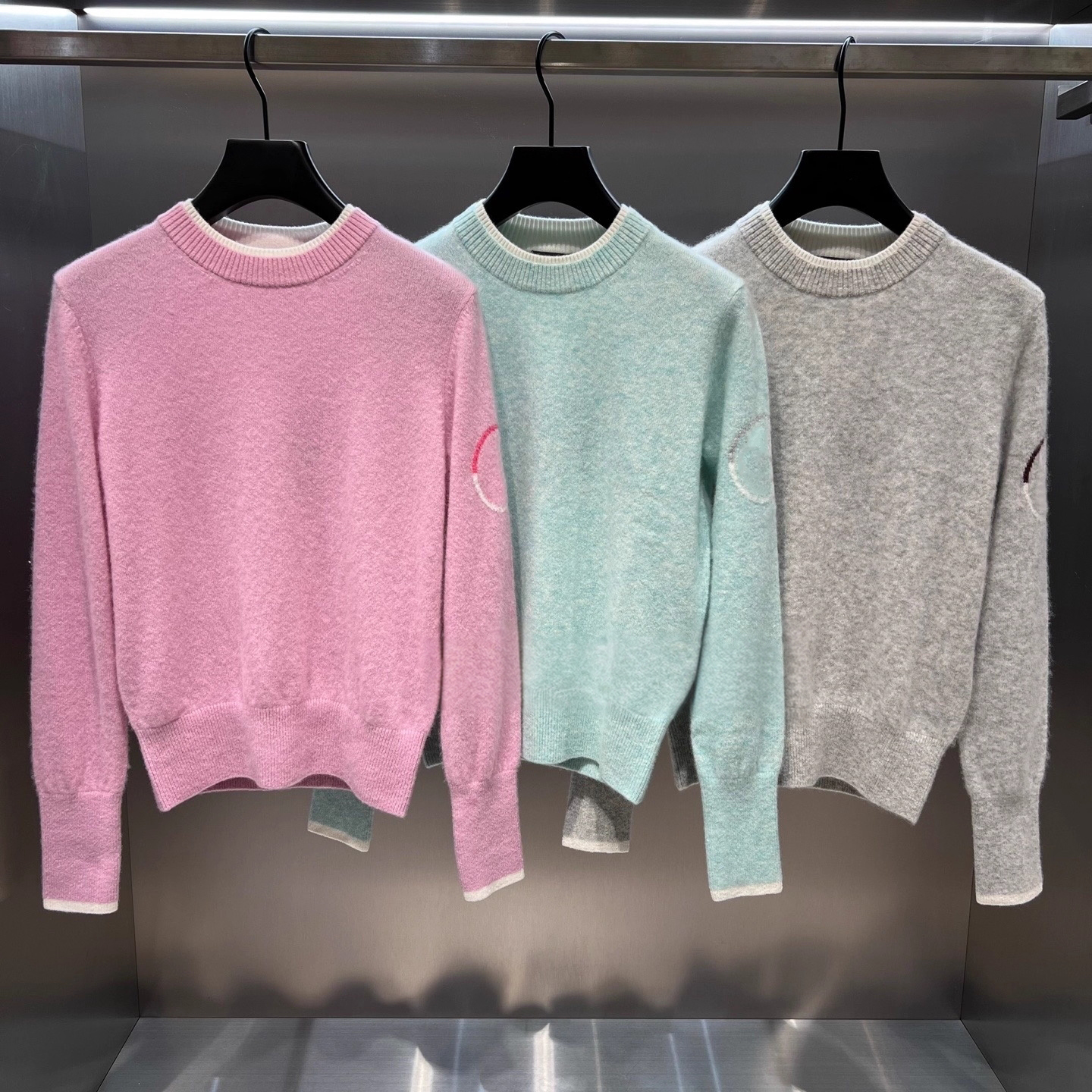 女士高尔夫服装长袖针织衫