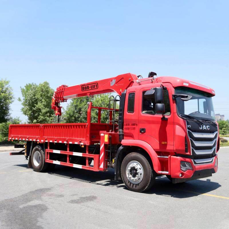 液压车载吊8吨随车起重吊机消防救援随车吊平板货车直臂伸缩吊
