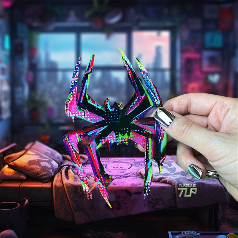 TLP反光车贴 蜘蛛侠标志 格温迈尔斯 纵横宇宙 多重宇宙平面贴纸