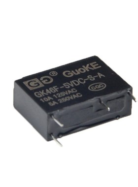 46F小型继电器HF46F-5-HS1 5V 12V 24VDCI-HS1T微型 4脚 5A JZC46