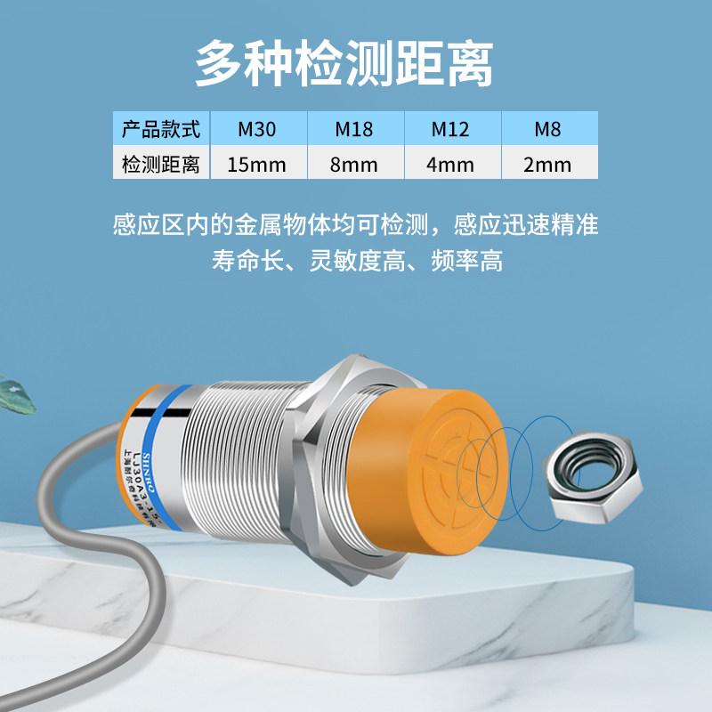 接近开关传感器LJ12A3-15-Z/BX电感式三线常开NPN金属感应开关,个性定制/设计服务/DIY,明信片定制,淘宝优惠券,粉丝福利购,淘宝优惠卷