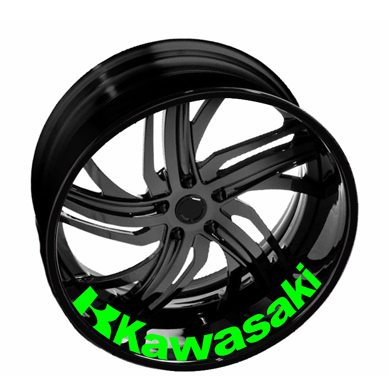 川崎贴纸车贴摩托车ninja400改装饰反光防水Kawasaki版画油箱贴花