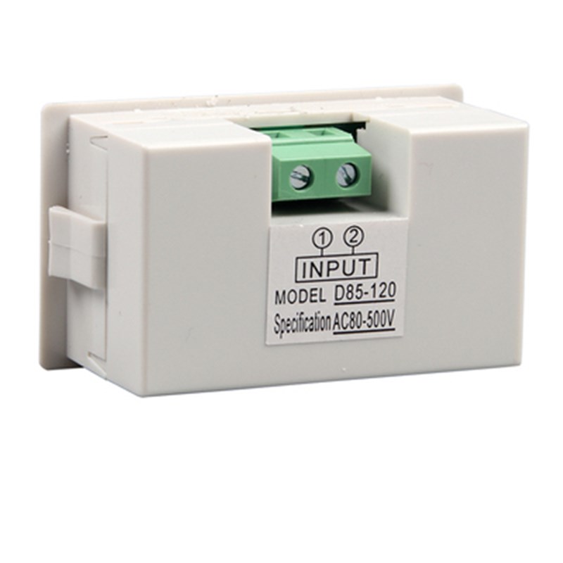 D85-20/120小型交流电压表数显220v数字表头AC380v液晶电压显示器