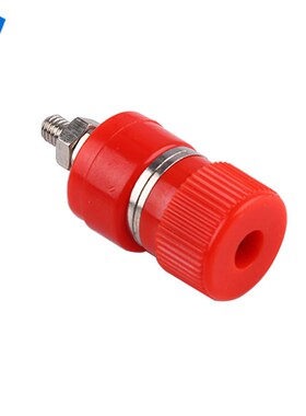 JS 222逆变器接线柱端子 4mm接插件接地柱M4红色/黑色 送垫片螺帽