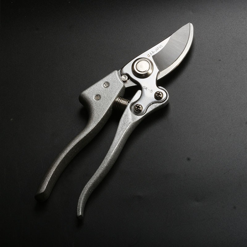 sk5不锈钢果树修枝摘果剪刀套装园艺嫁接剪刀强力自动.回弹树枝剪