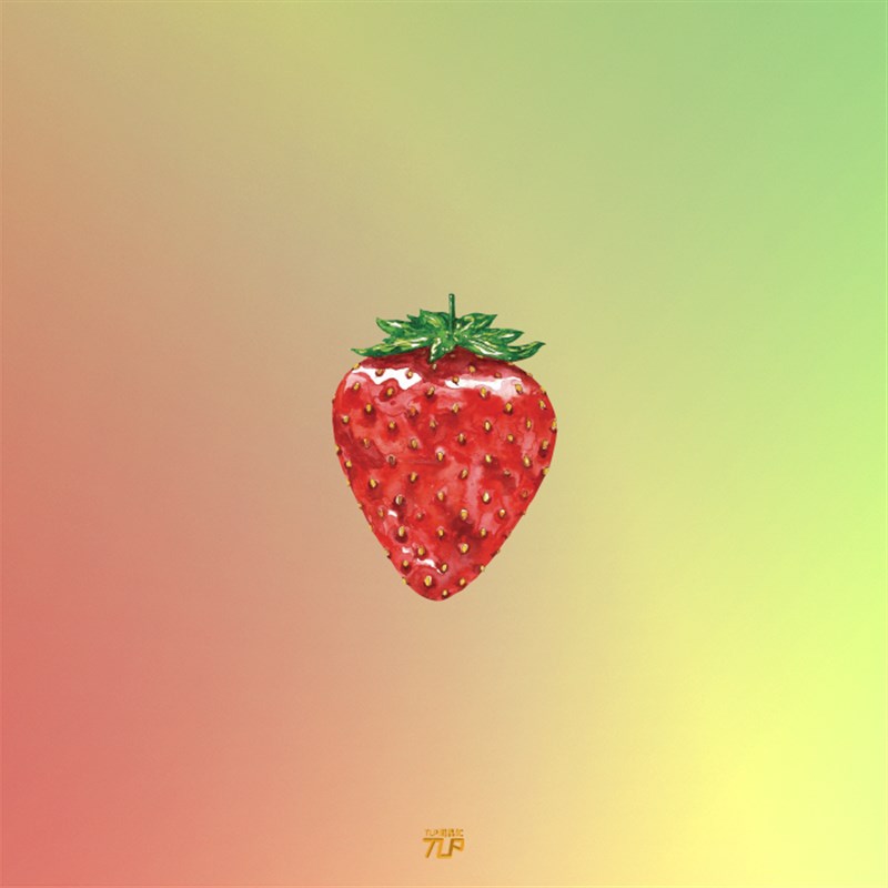 TLP反光车贴  草莓浆果植物美食果实可爱摩托车机车电动车贴纸