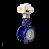 电动硬密封法兰蝶阀D943H 16C P耐特不锈钢耐高温三偏心蒸汽耐磨