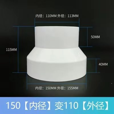 ABS塑料新风管道变径连接头 通风系统换气扇变径 内接大小头,纺织面料/辅料/配套,其他纺织机械,淘宝优惠券,粉丝福利购,淘宝优惠卷
