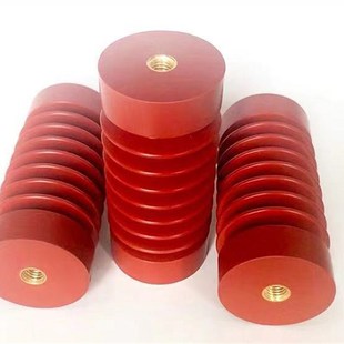 高压绝缘子65*140上下M12单孔10-12KV干式变压器支柱绝缘子母牌支