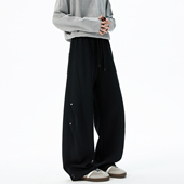 潮牌水洗褶皱百搭运动长裤 ZSEE卫裤 宽松直筒休闲裤 美式 男秋季 新款