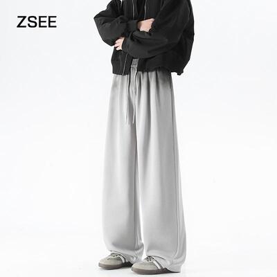 ZSEE水洗渐变宽松直筒裤