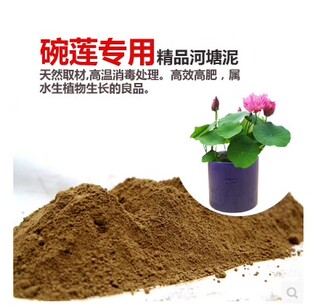 河泥 河塘泥淤泥荷塘泥碗莲睡莲专用土水生植物营养土荷花泥包邮