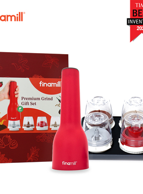 新年礼物】 美国finamill快卡式电动香料厨房研磨器 胡椒海盐桂皮