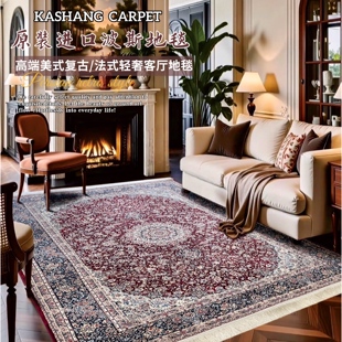 波斯地毯2025伊朗进口客厅法式中古意式轻奢高级美式复古卧室丝毯