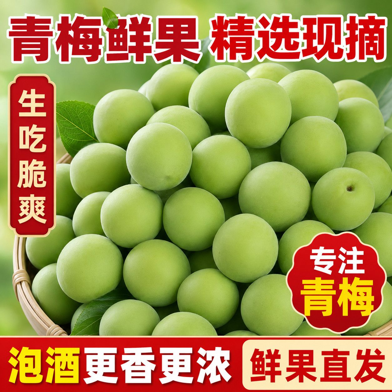 原生态大果梅子新鲜现摘新鲜采摘鲜果泡酒专用泡酒当季其他水果