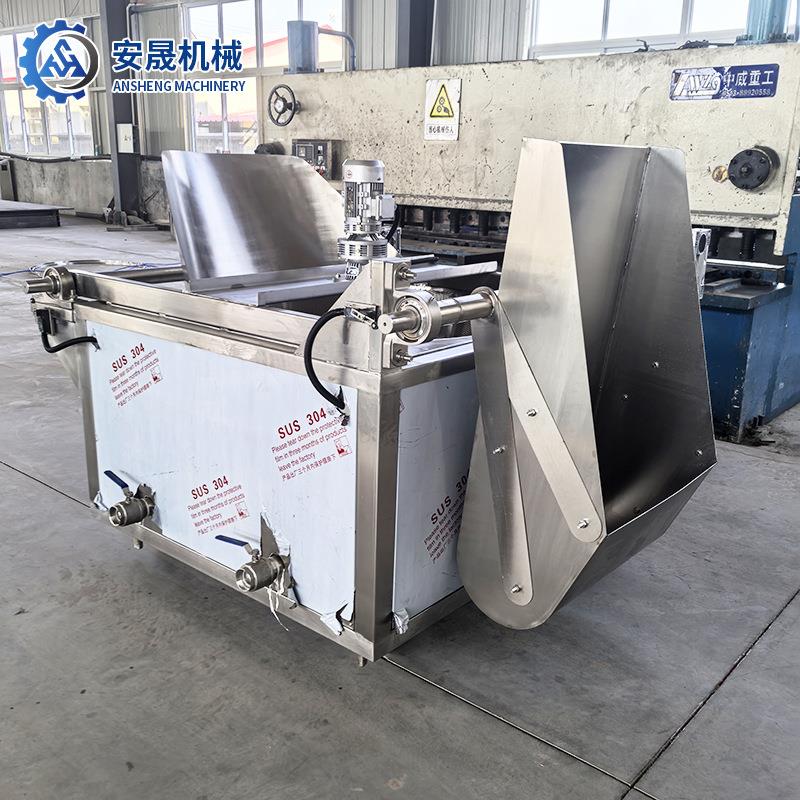 不锈钢牛肉油炸机加工鱼肉水产肉饼豆制品无骨鸡爪高温油炸设备