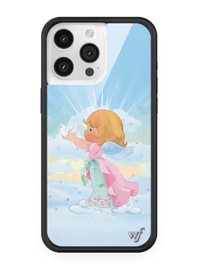 WFwe联名Precious Moments信鸽女孩苹果16Pro适用iPhone15/14/13/12ProMax/plus手机壳明星同款WF防摔保护套