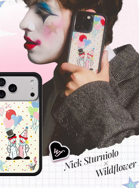 wildflow联名Nick Sturniolo马戏团小丑适用苹果17Pro手机壳iPhone16/15/14/13/12/Pro/Max/Plus17防摔保护套