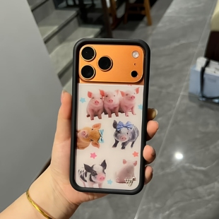 WFWE联名粉色玫瑰野花系Pink Max Rosie适用iPhone15 Pro Plus苹果16Pro手机壳WF防摔保护套 Posie